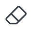 Line, normal, remove, eraser, erase, rubber icon