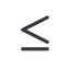 Line, normal, symbol, less, math, mathematics, greater, than, greater-than, less-than, greater-than-equal, less-than-equal, comparison, inequality, mathematical, smaller, bigger, equal, maths icon