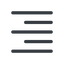 Line, right, normal, solid, text, align, alignment, editor, right-align, align-right icon