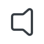 Line, normal, speaker, volume, mute, unmute, music, sound, loudspeaker icon