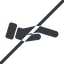 Line, down, normal, horizontal, mirror, prohibited, healthcare, help, care, gift, hand, giving, giving-hand, love, give, giving-hand-solid icon