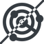 Line, down, normal, horizontal, mirror, prohibited, gps, place, radar, localisation, radar-alt-solid, radar-alt, sonar icon