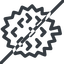 Line, right, normal, prohibited, durian, fruit, exotic, smelly, tropical, food icon