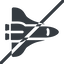 Line, right, normal, solid, prohibited, space, nasa, shuttle, spacecraft, orbiter, satellite, space-shuttle, astronaut, discovery, atlantis, columbia, challenger, rocket, space-shuttle-solid icon