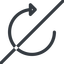Line, up, normal, horizontal, mirror, arrow, prohibited, reload, refresh, undo, redo, restore icon
