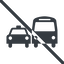 Line, normal, car, vehicle, transport, prohibited, bus, dot, ground, transportation, ground-transportation, dot-ground-transportation icon