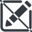 Line, normal, prohibited, pen, pencil, edit, edition, edit-solid icon