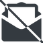 Line, normal, envelope, mail, message, email, letter, prohibited, contact, sheet, open, read, open-envelope, open-envelope-sheet, envelope-sheet, envelope-sheet-solid icon