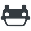 Down, normal, solid, car, front, vehicle, transport, car-front., car-front icon