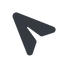 Left, normal, solid, message, paper, messaging, plane, airplane, aeroplane, submit, send, paper-plane, paper-plane-alt-solid icon