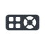 Left, normal, solid, remote, control, tv, television, remote-control, remote-control-solid icon