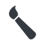 Right, normal, solid, paint, brush, illustrate, drawing, painting, brush-solid icon