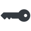 Up, normal, solid, horizontal, mirror, unlocked, unlock, locked, lock, key, access, security, key-solid icon