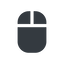 Up, normal, solid, computer, keyboard, mouse, pointer, computer-mouse, computer-mouse-solid icon