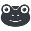 Normal, solid, logo, brand, social, networks, social-network, gab, frog icon