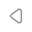 Thin, line, down, arrow, video, play, mp3, player, pause, play-thin icon