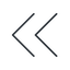 Thin, line, left, arrow, direction, chevron, double, double-chevron, forward, backward, double-chevron-thin icon