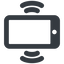 Thin, line, left, solid, iphone, phone, mobile, android, gsm, smartphone, cell, bell, ring, ringing, ringtone, smartphone-ringing-solid icon