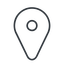 Thin, line, map, marker, location, gps, map-marker, map-marker-thin icon