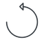 Thin, line, up, arrow, reload, refresh, undo, redo, undo-thin, restore icon