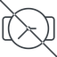 Thin, left, horizontal, mirror, prohibited, time, hour, minute, hours, minutes, watch, watch-thin icon