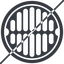 Thin, line, right, prohibited, manhole, sewer, sewer-manhole, metal, cover, manhole-alt-solid icon