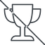 Thin, line, prohibited, cup, victory, winner, prize, win, match, trophy, game, tournament, cup-thin icon