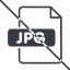 Thin, line, image, prohibited, file, photo, picture, jpg, file-jpg, file-jpg-thin, photography, graphic, bitmap icon