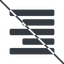 Thin, line, right, solid, prohibited, text, align, alignment, editor, right-align-solid, right-align, align-right icon