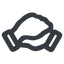 Line, down, wide, horizontal, mirror, business, hand, handshake, shake, agreement, deal, hands, shaking, agree, handshake-wide icon