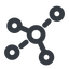 Line, down, wide, network, chart, association, affiliate, network-wide, associate icon