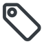 Line, left, wide, label, tag, value, cost, price, label-wide icon