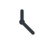 Line, up, wide, horizontal, mirror, clock, time, meeting, hour, minute, hours, minutes, clock-wide icon