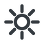 Line, up, wide, star, light, brightness, luminosity, intensity, brilliance, lighter, darker, dark, mode, Illumination, sun, shine, flash, ray, brightness-wide icon