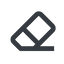 Line, wide, remove, eraser, erase, rubber, eraser-alt, eraser-alt-wide icon
