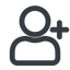Line, wide, sign, plus, add, user, sign-up, account, newuser, profile, usericon, user-plus-wide icon