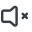 Line, up, wide, speaker, volume, mute, unmute, music, sound, loudspeaker, volume-mute-wide icon