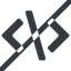 Line, down, wide, solid, horizontal, mirror, code, prohibited, html, text, editor, source, source-code, xml, code-solid icon