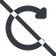 Line, left, wide, horizontal, mirror, prohibited, wait, load, update, reload, refresh, restore, change icon
