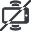 Line, left, wide, solid, prohibited, iphone, phone, mobile, android, gsm, smartphone, cell, bell, ring, ringing, ringtone, smartphone-ringing-solid icon