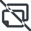 Line, right, wide, horizontal, mirror, large, prohibited, copy, copy-wide, files icon