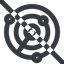 Line, right, wide, horizontal, mirror, prohibited, gps, place, radar, localisation, radar-alt, radar-alt-wide, sonar icon
