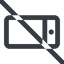Line, right, wide, horizontal, mirror, prohibited, iphone, phone, mobile, android, gsm, smartphone, cell, smartphone-wide icon