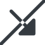 Line, up, right, down, wide, arrow, prohibited, corner, arrow-corner-solid, increase, decrease icon