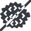 Line, right, wide, prohibited, durian, fruit, exotic, smelly, tropical, durian-solid, food icon