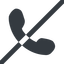 Line, right, wide, prohibited, phone, call, dial, number, phone-solid, telephone icon
