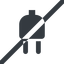 Line, right, wide, prohibited, electricity, plug, charge, charger, electric, plug-solid, electrics, electrical icon