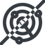 Line, right, wide, prohibited, gps, place, radar, localisation, radar-alt, radar-alt-wide, sonar icon