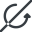 Line, right, wide, arrow, prohibited, reload, refresh, undo, redo, restore, undo-wide icon