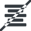 Line, wide, solid, horizontal, mirror, prohibited, text, align, alignment, editor, center, center-align, center-align-solid, align-center icon